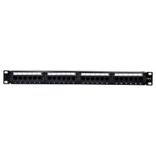 Phasak - Panel de parcheo 19" CAt.6 UTP RJ45 Dual